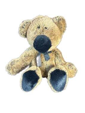 Vintage 1986 North American Bear Co. Mr. Beeps Brown Teddy Bear Plush, Beeps!